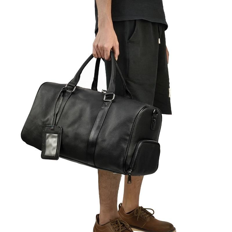 The Endre Weekender | Vintage Leather Duffle Bag - Overture Gifts