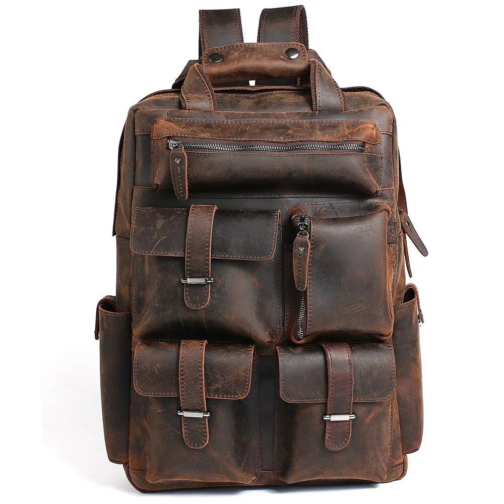 The Shelby Backpack | Handmade Genuine Leather Backpack - Overture Gifts