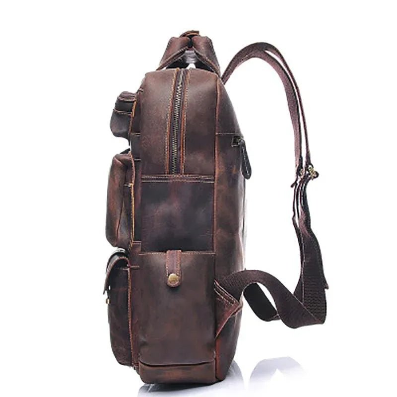 The Shelby Backpack | Handmade Genuine Leather Backpack - Overture Gifts