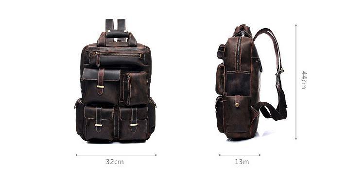 The Shelby Backpack | Handmade Genuine Leather Backpack - Overture Gifts