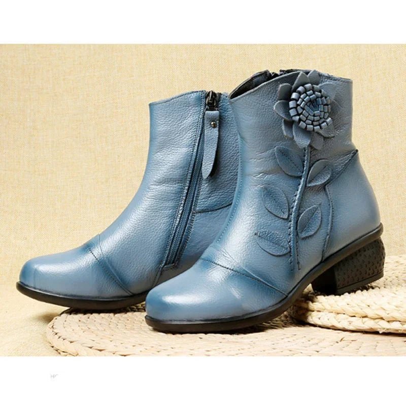 Timeless Style Handmade Leather Ankle Boots - Overture Gifts
