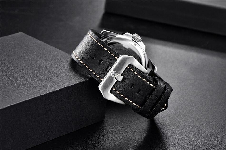 Top Luxury Fashion Mens Watches Quartz Casual Leather Design Sport Analog Waterproof Classic Wrist Watch - Overture Gifts
