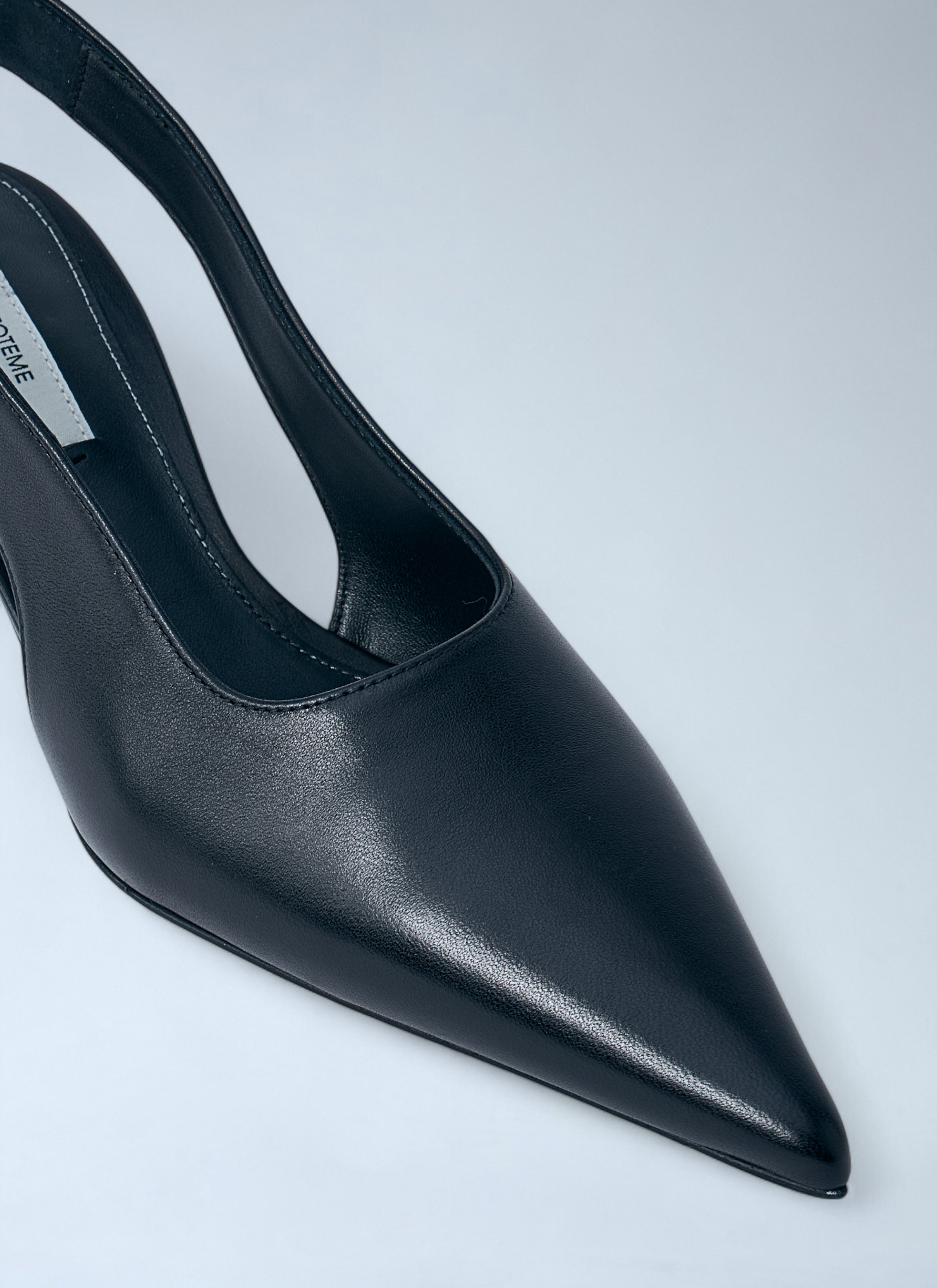 Toteme Women Classic Leather Slingback Heels