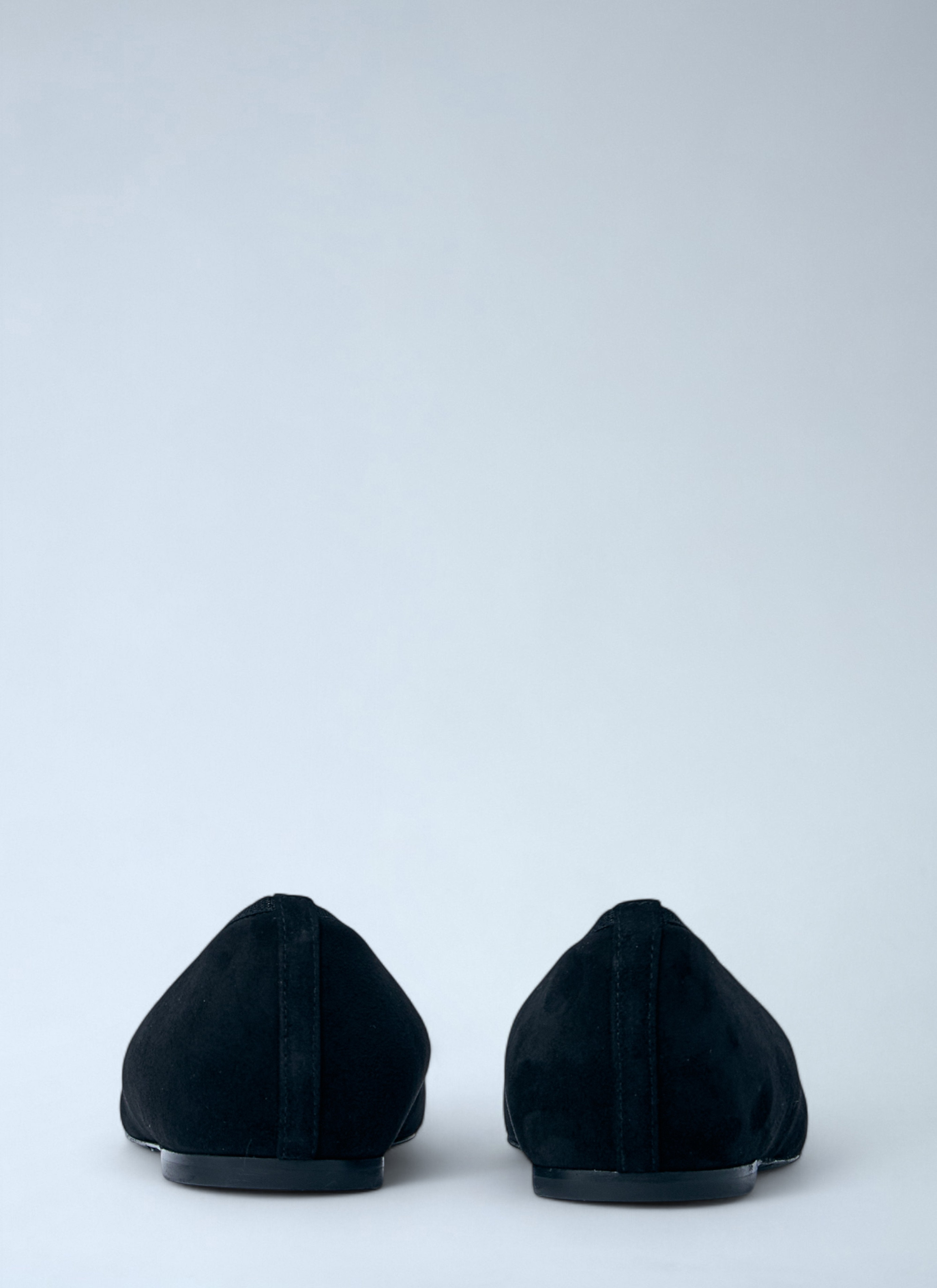 Toteme Women Minimalist Suede Ballerinas Flats