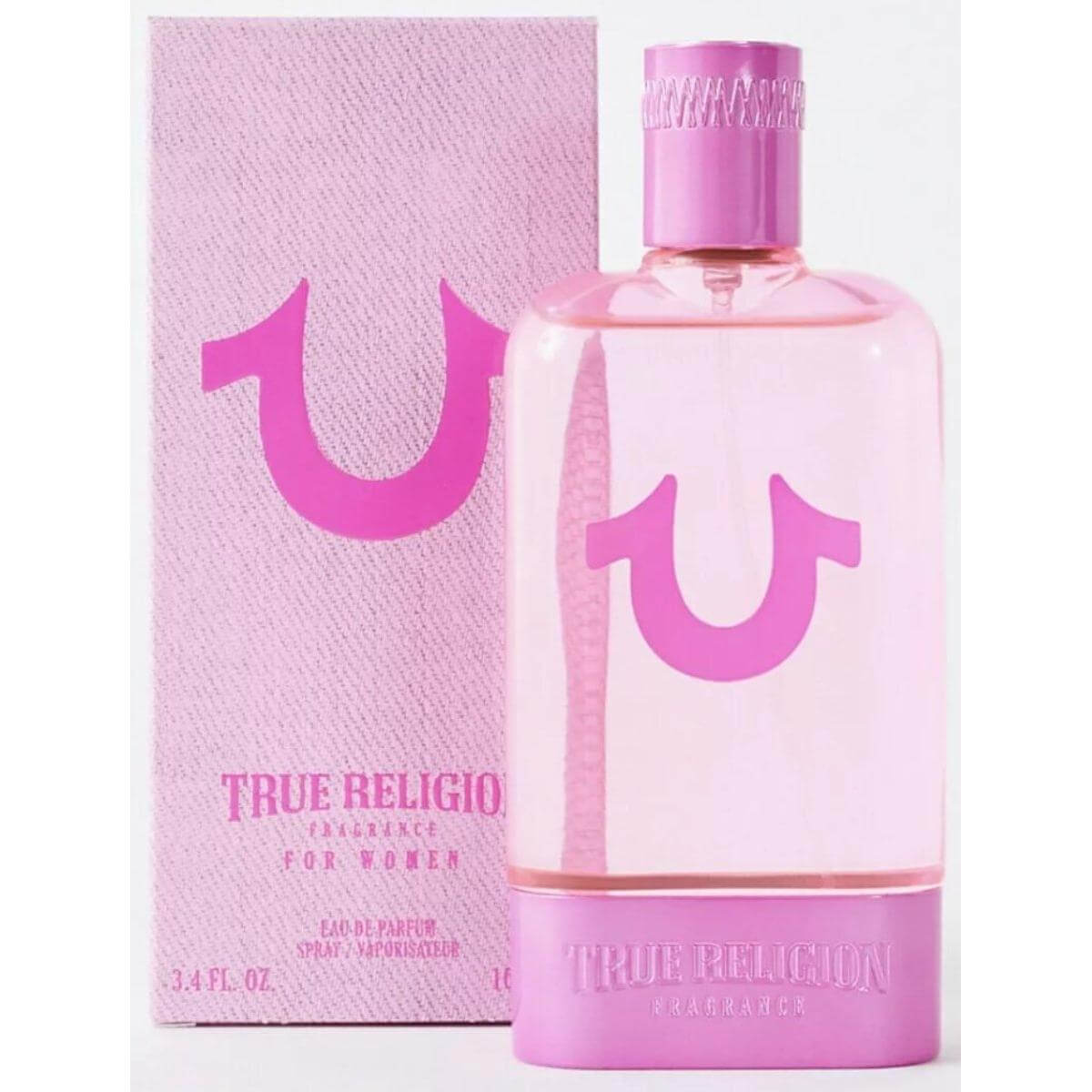 True Religion Pink Eau De Parfum Spray for Women 3.4 oz