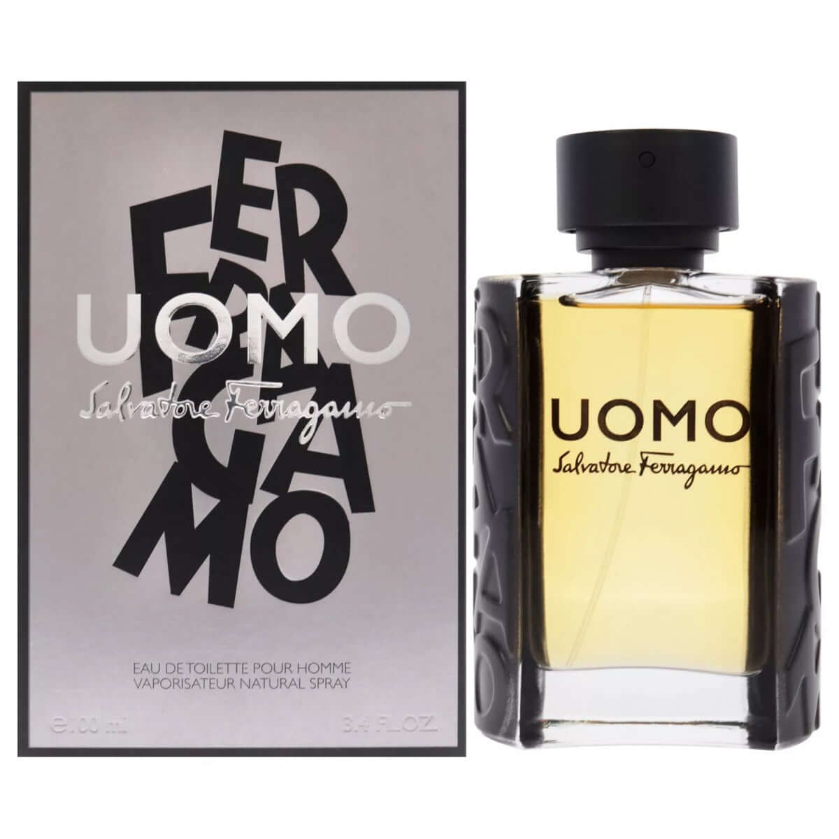 Salvatore Ferragamo Uomo Eau de Toilette EDT 3.4 oz / 100ml Cologne for Men