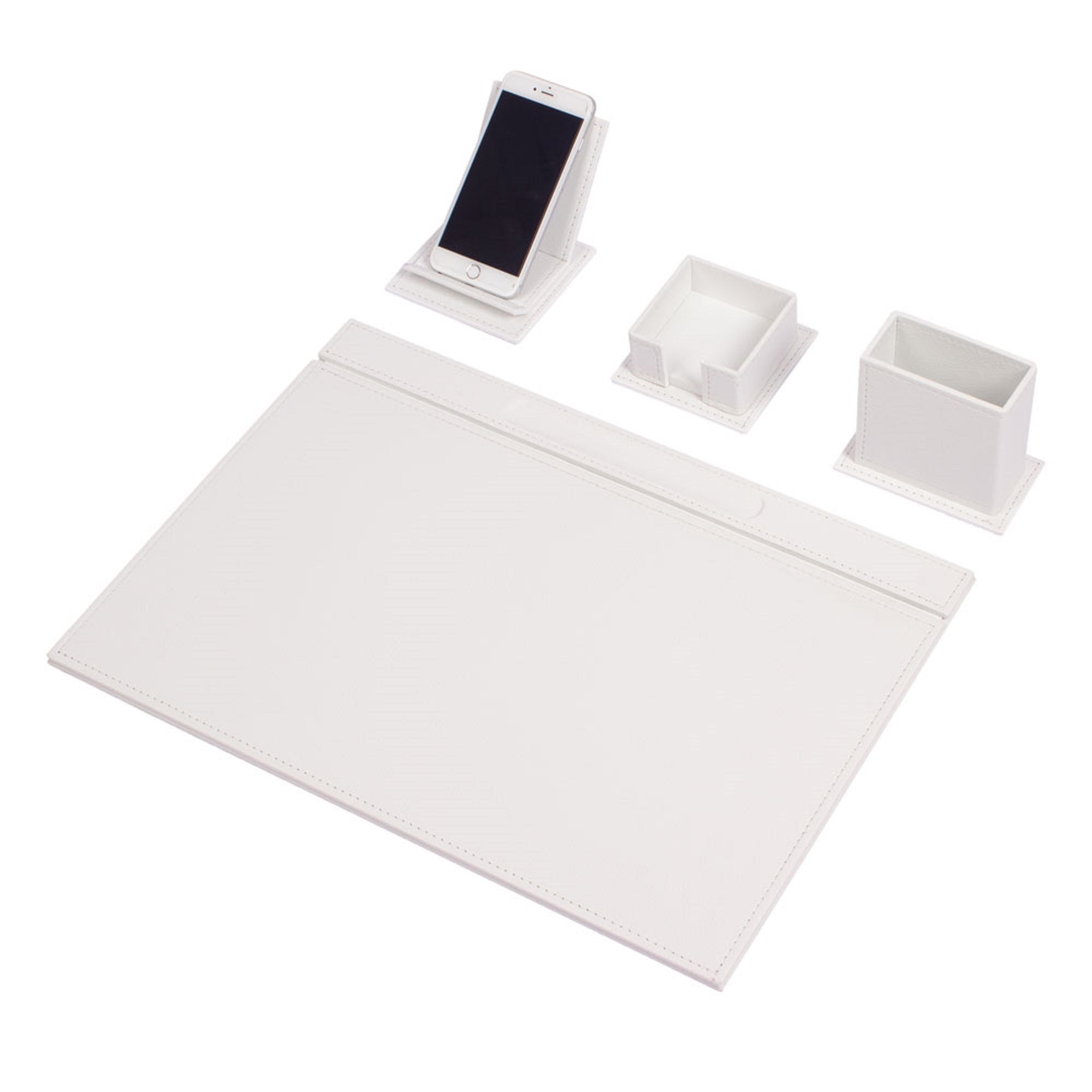 MOOG Luxury Desk Set-4 Accessories- Black - 4 PCS