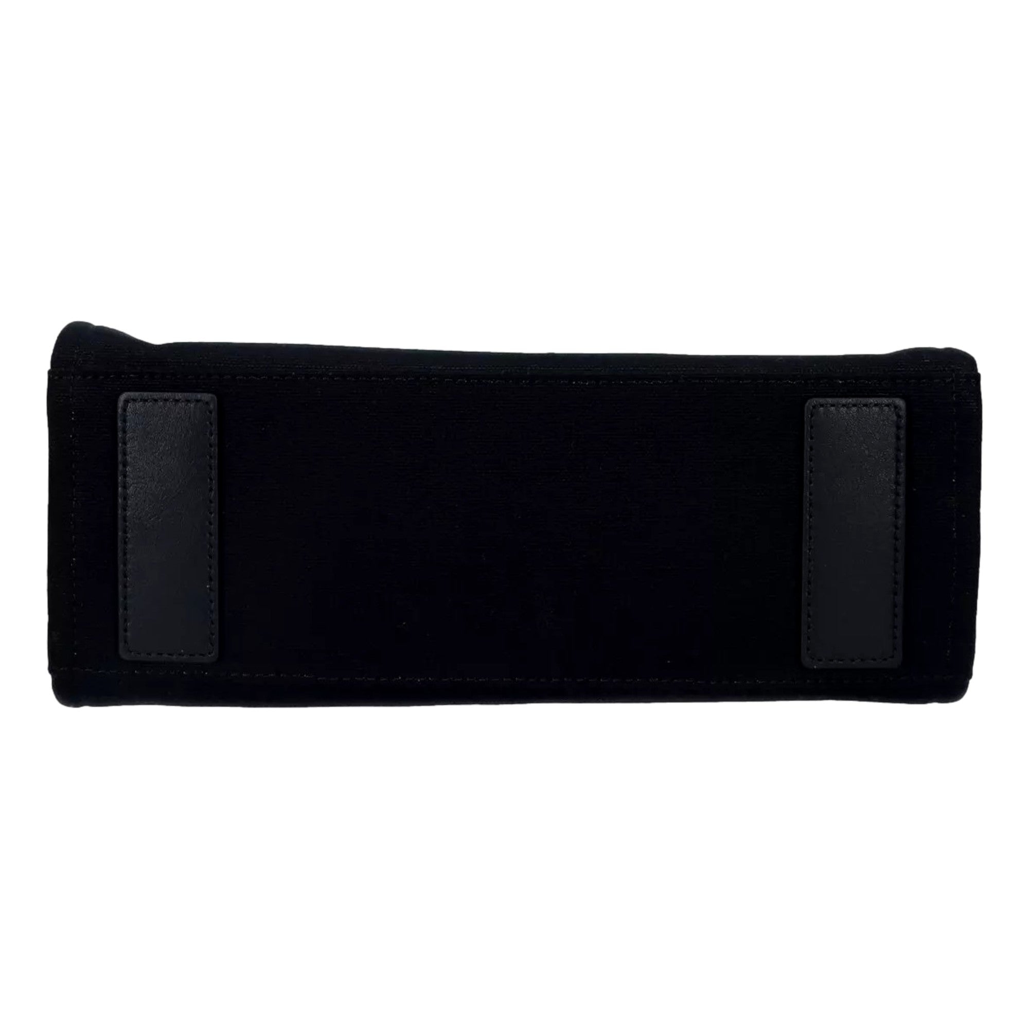 Versace Mini Tote Bag Nero Black Canvas Studded Logo Crossbody