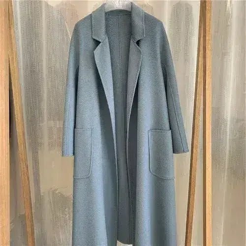 Water Ripple Cashmere Women's Long Reversible Coat – Luxury & - Overture Gifts