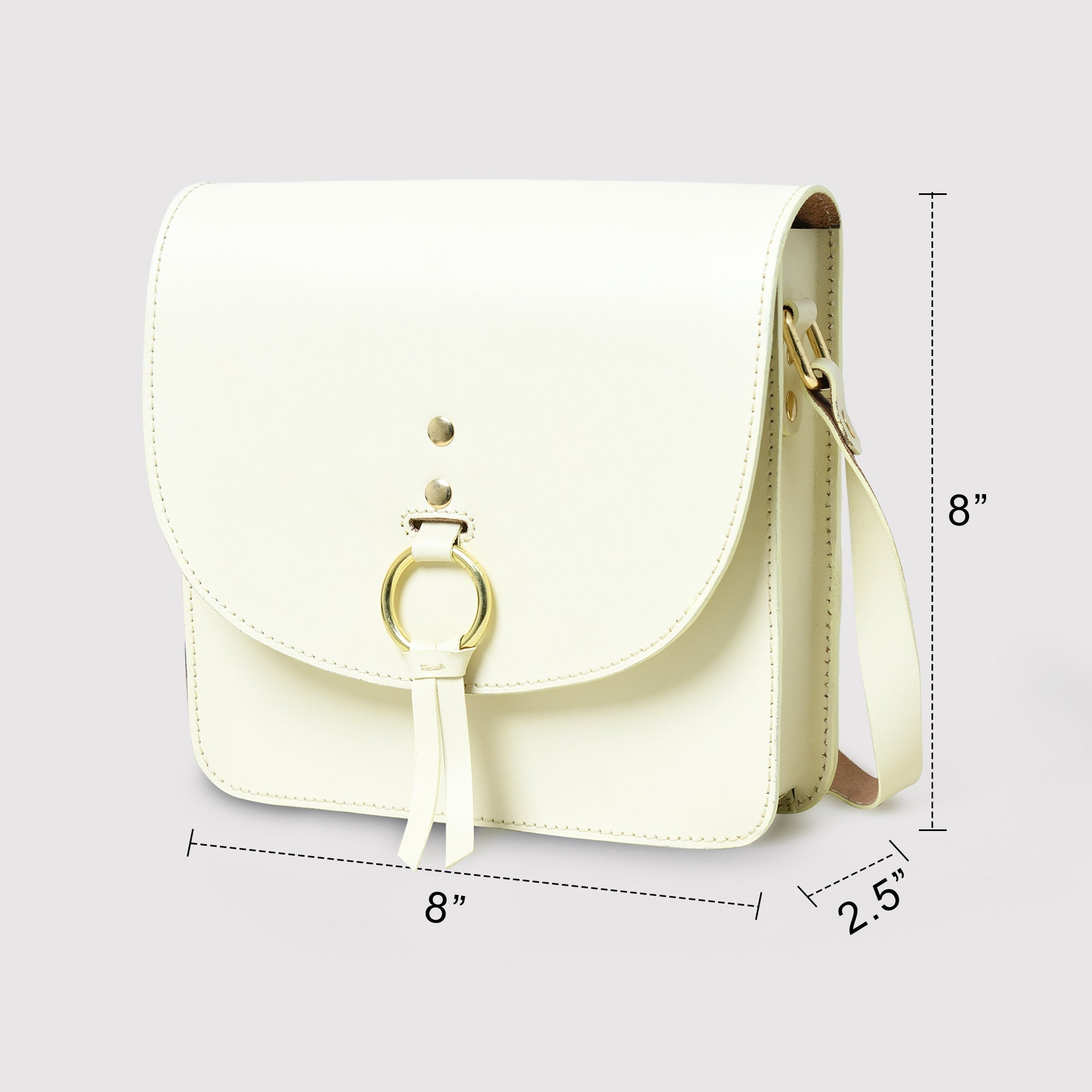 White Elegance Crossbody Sling Bag - Overture Gifts