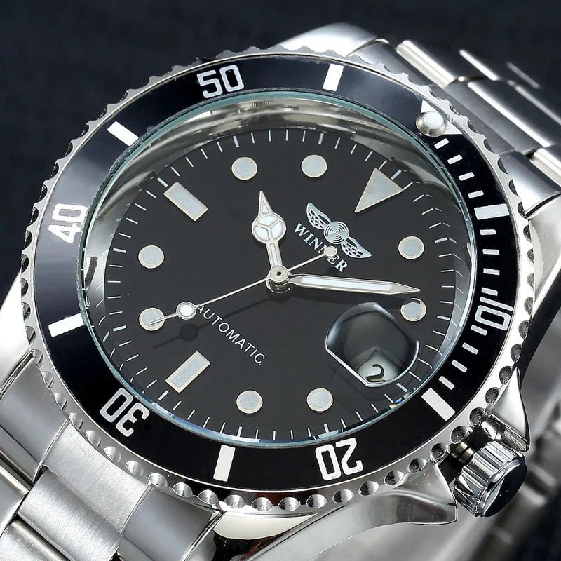 Winner Top Brand Luxury Blue Men Watch Automatic Skeleton Mechanical Wristwatch Male Man Watches Hour Relogio Masculino - Overture Gifts