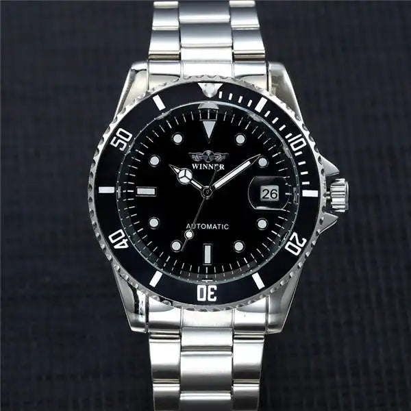 Winner Top Brand Luxury Blue Men Watch Automatic Skeleton Mechanical Wristwatch Male Man Watches Hour Relogio Masculino - Overture Gifts
