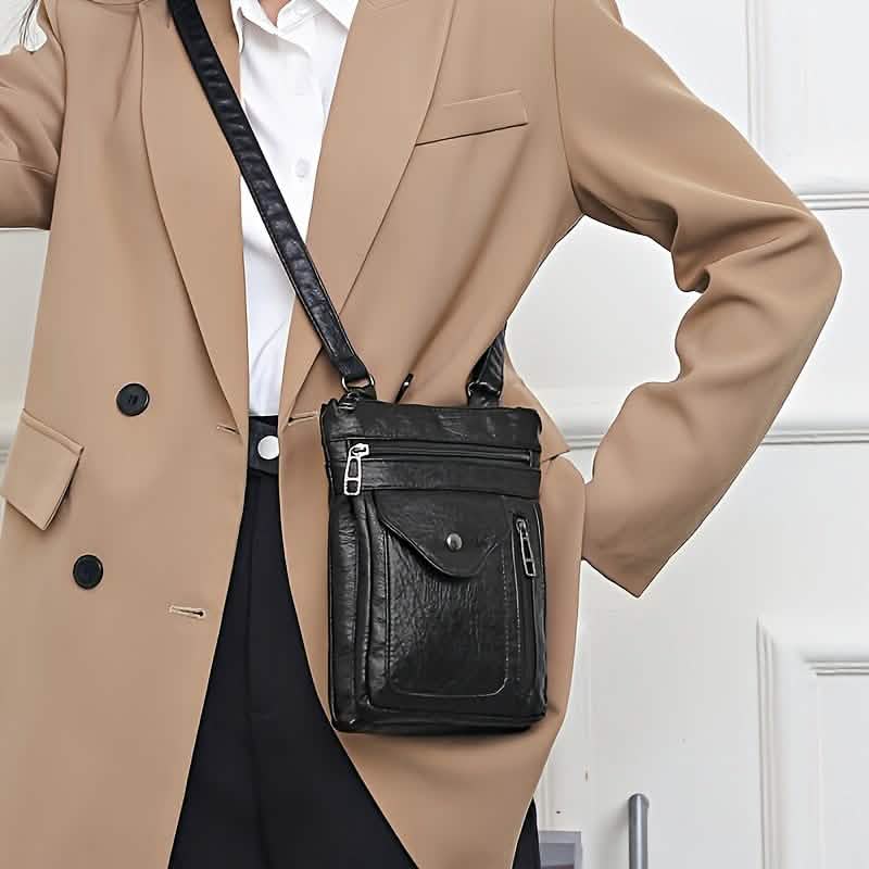 Women’s Vintage Leather Crossbody Bag - Overture Gifts