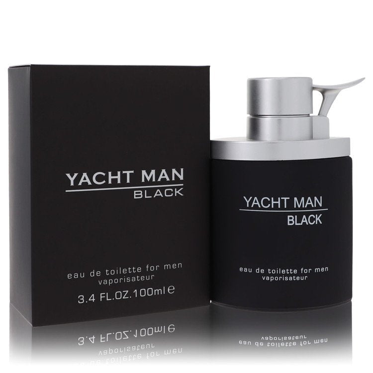 Yacht Man Black by Myrurgia Eau De Toilette Spray - Overture Gifts