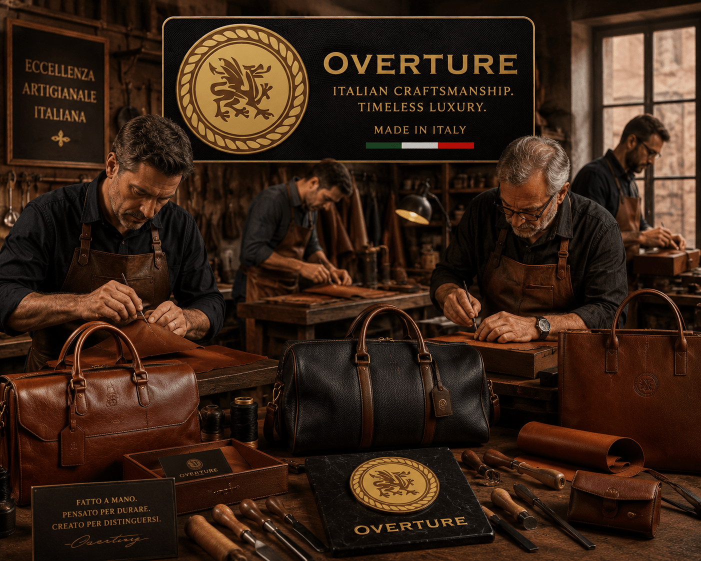 Italian Leather Gifts - Overture Gifts