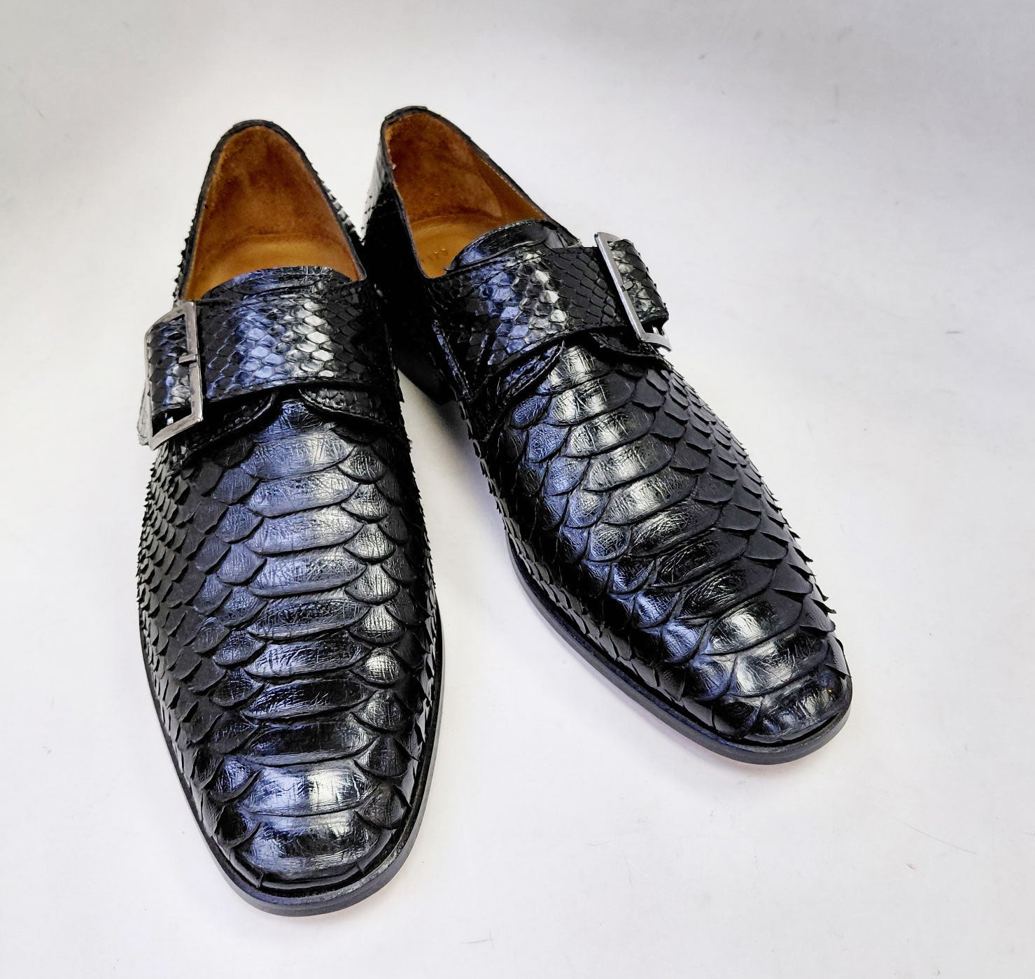 C Collection Python Print Monkstrap - Black