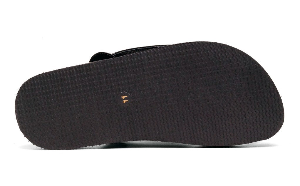 C Collection Calfskin Sandal - Black