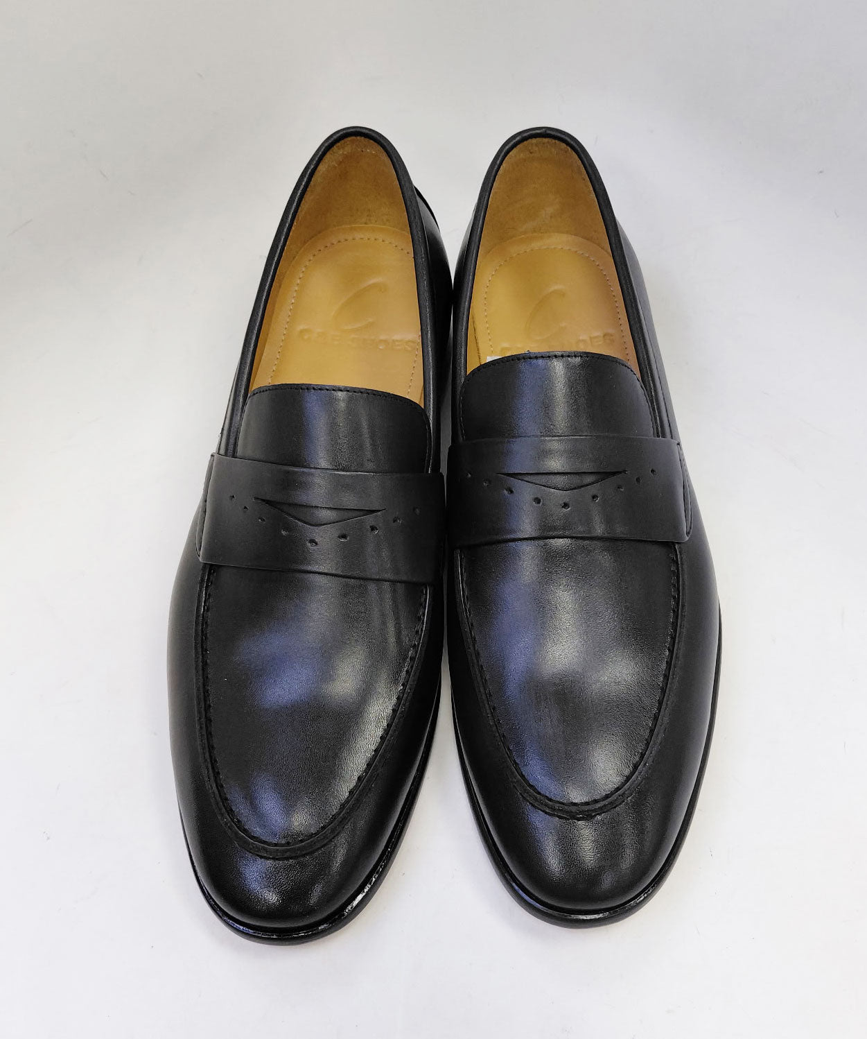 C Collection Calfskin Penny Loafer - Black