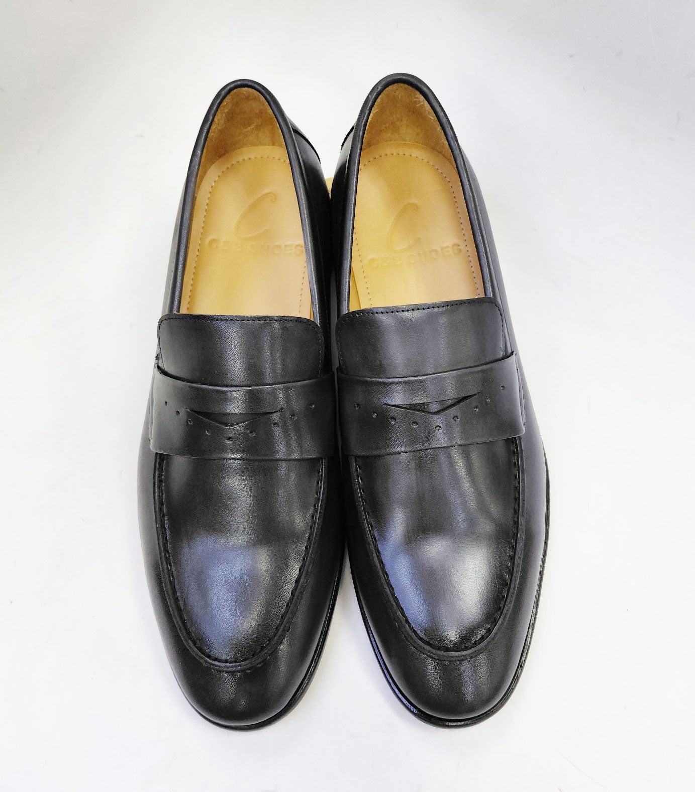 C Collection Calfskin Penny Loafer - Grey
