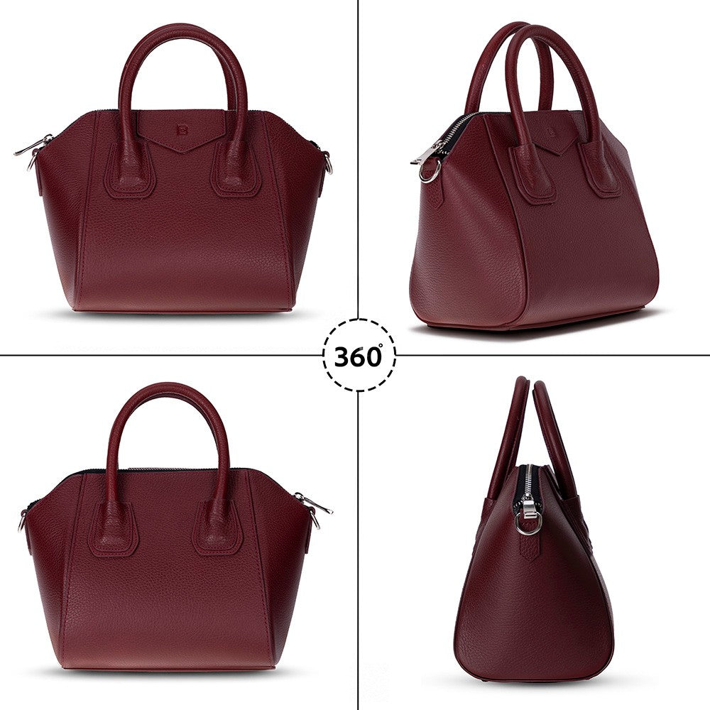 Lorenza Small Women’s Leather Bag – Genuine Leather Handbag for Everyday Elegance | Minimal & Handcrafted