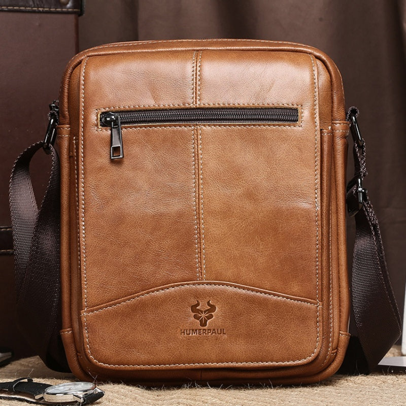 Genuine Leather Casual Crossbody Bag Vintage Cowhide