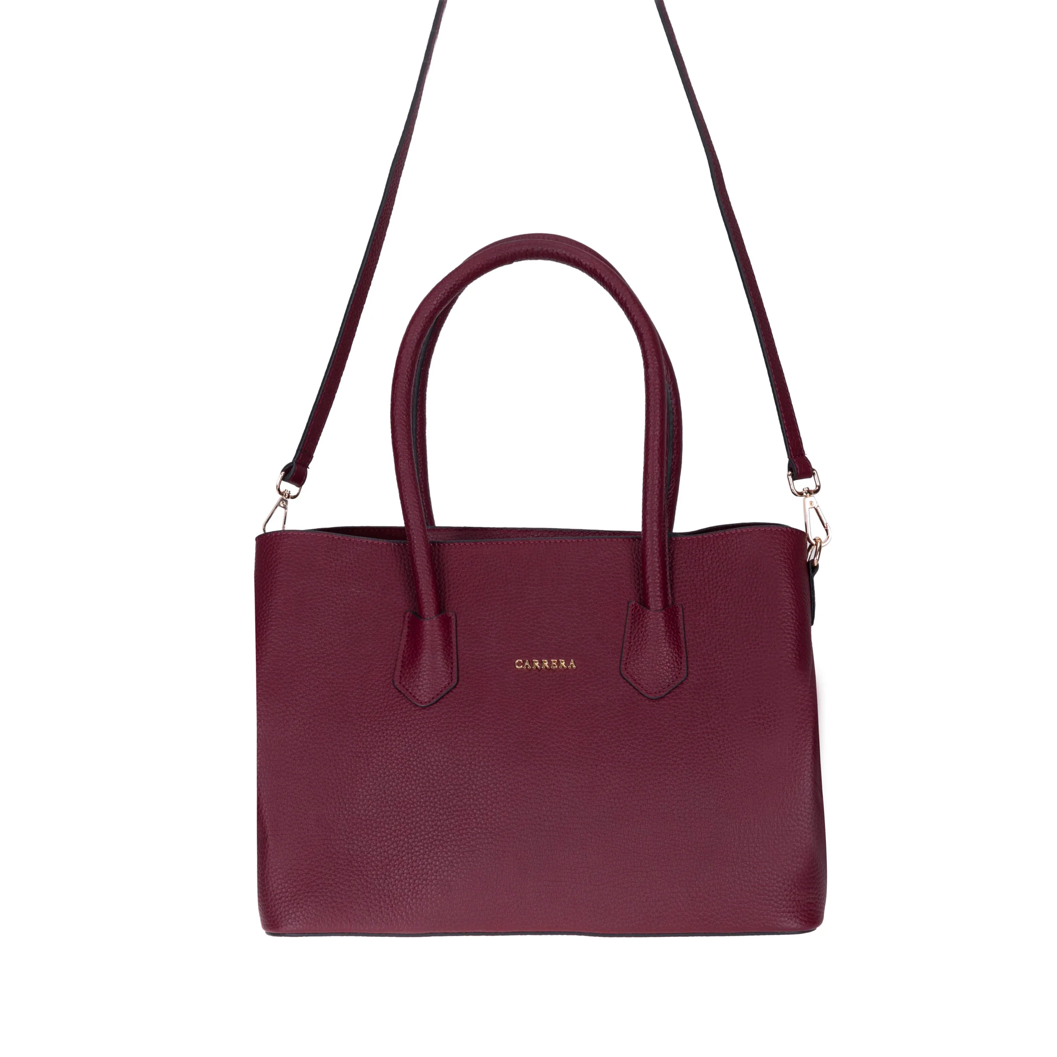 Carrera Novelya Women’s Leather Bag – Full-Grain Calf Leather Top Handle Bag for Elevated Everyday Carry | Minimal & Handcrafted