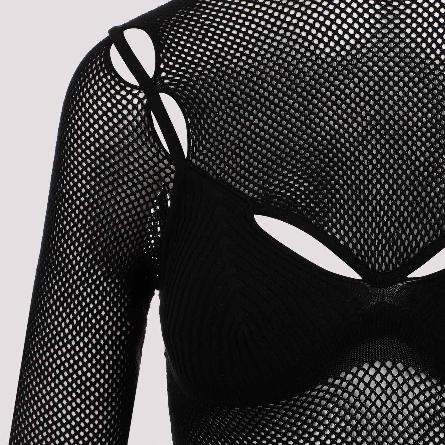 Off White Net Arrow Bralette Top Women