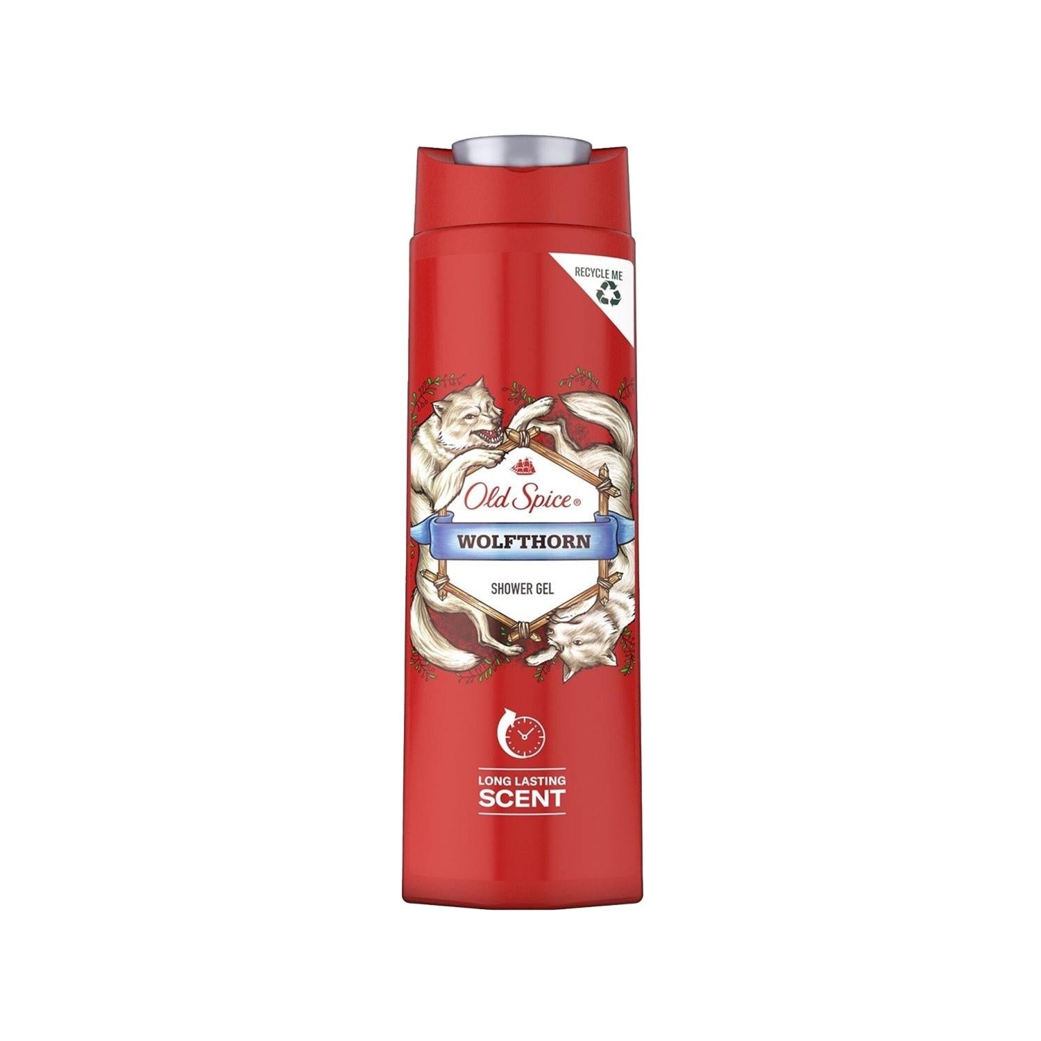 Old Spice Wolfthorn 2-in-1 Body Wash and Shampoo - 13.53 fl oz, Simplifies Grooming Routine for Men