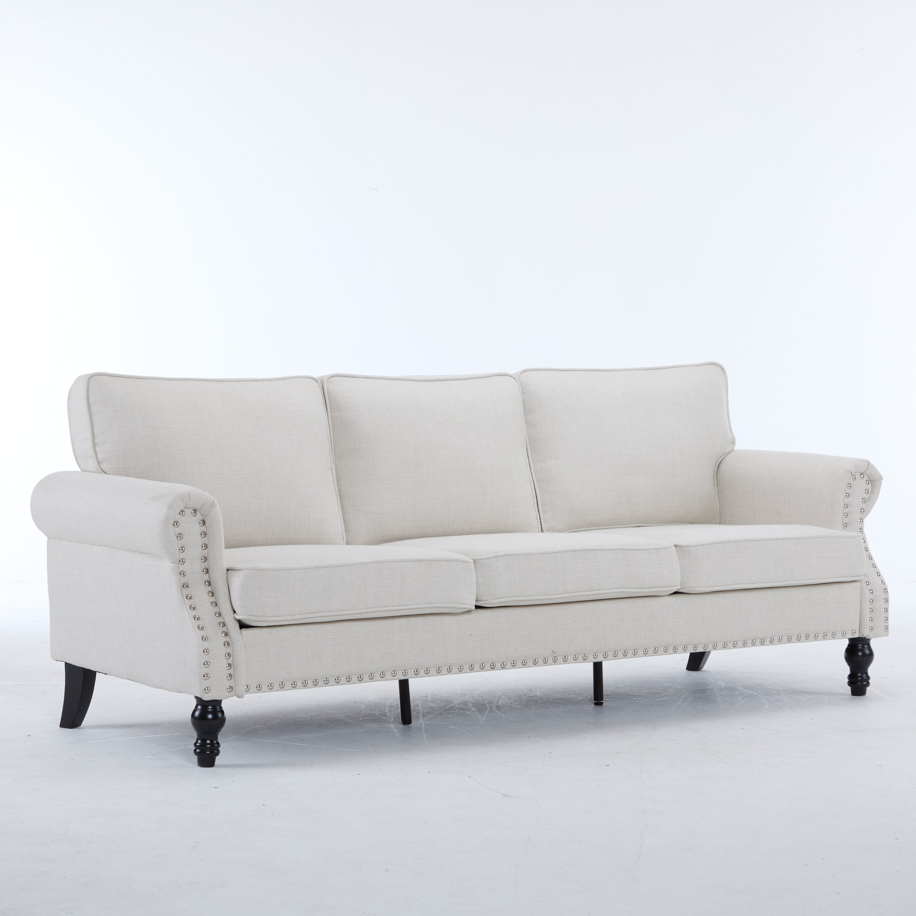 83 Inch Nailhead Trim Sofa for Living Room