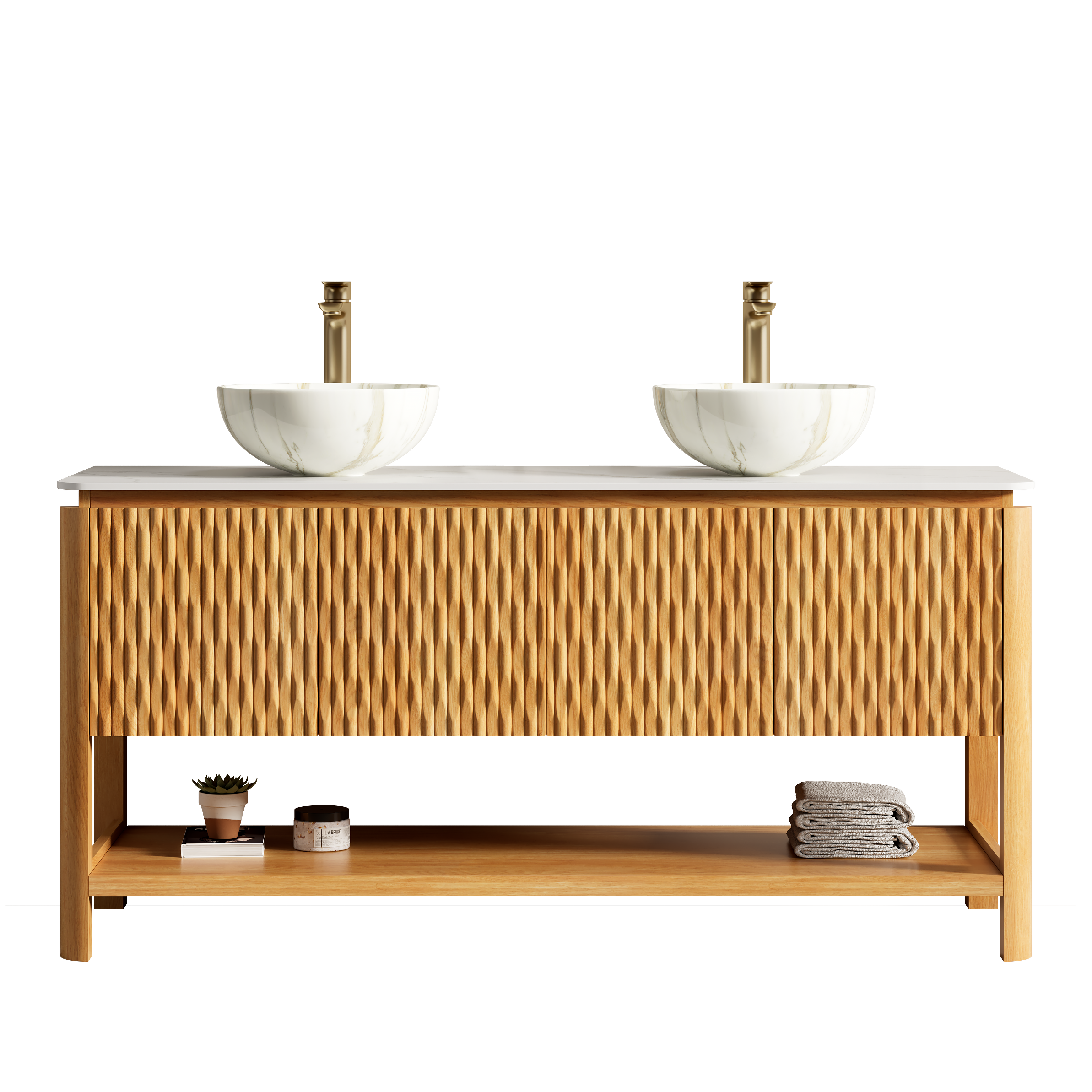Sharma 60" Bathroom Vanity & Sinks