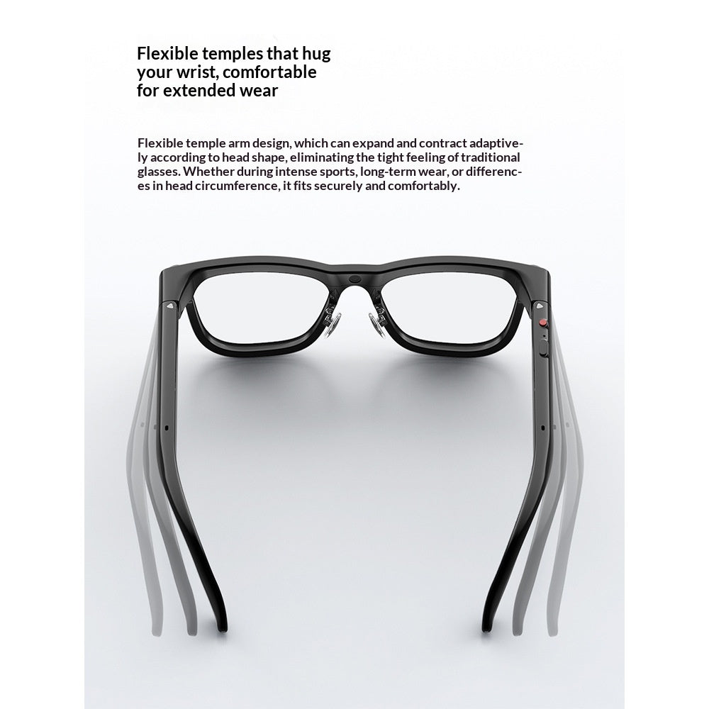 AI Smart Glasses, 1300 MP High Definition Camera, Anti Shake Shooting, Object Recognition Multi Functional Eyeglasses