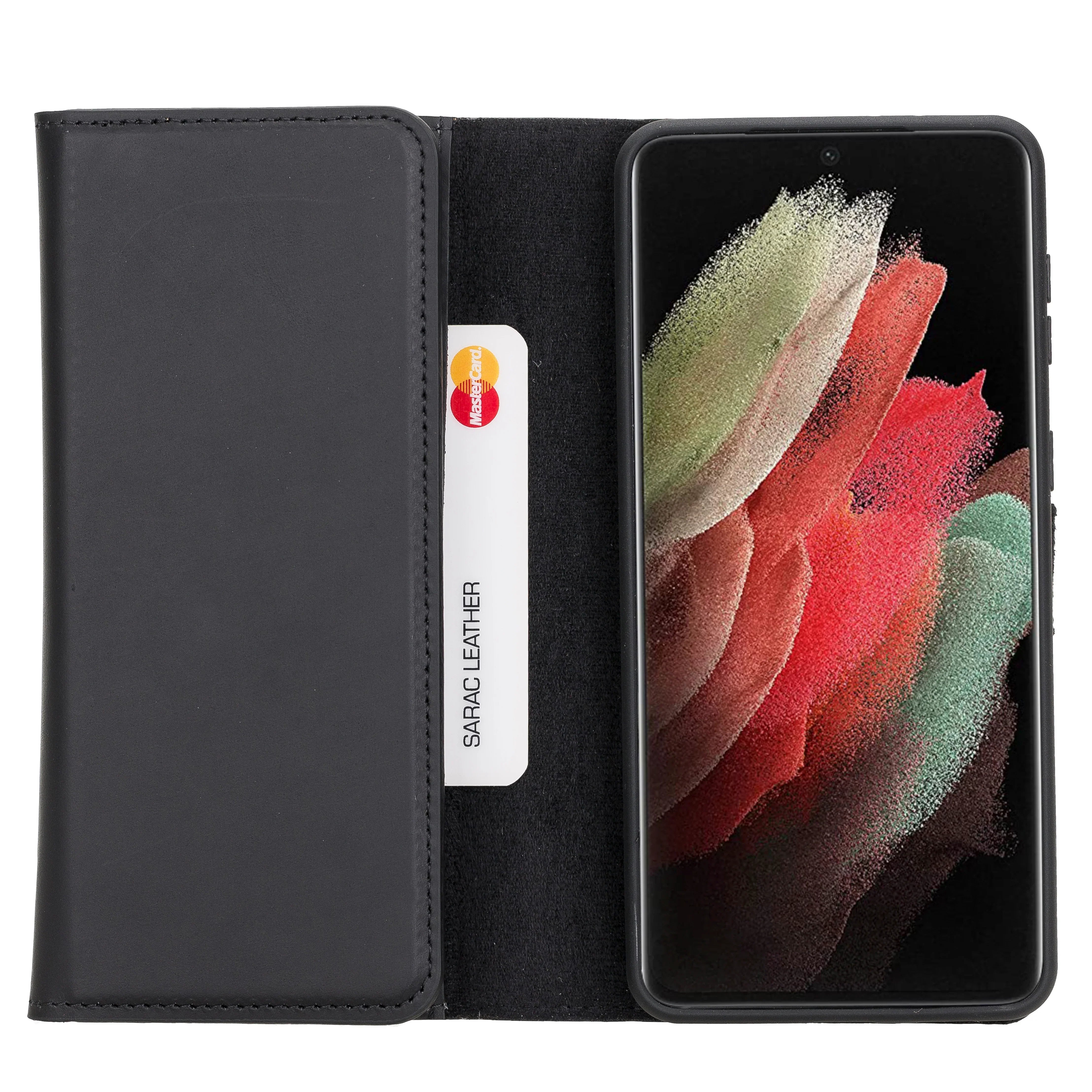 Samsung Galaxy S21 Plus Leather Wallet Case Detachable RFID – Santa