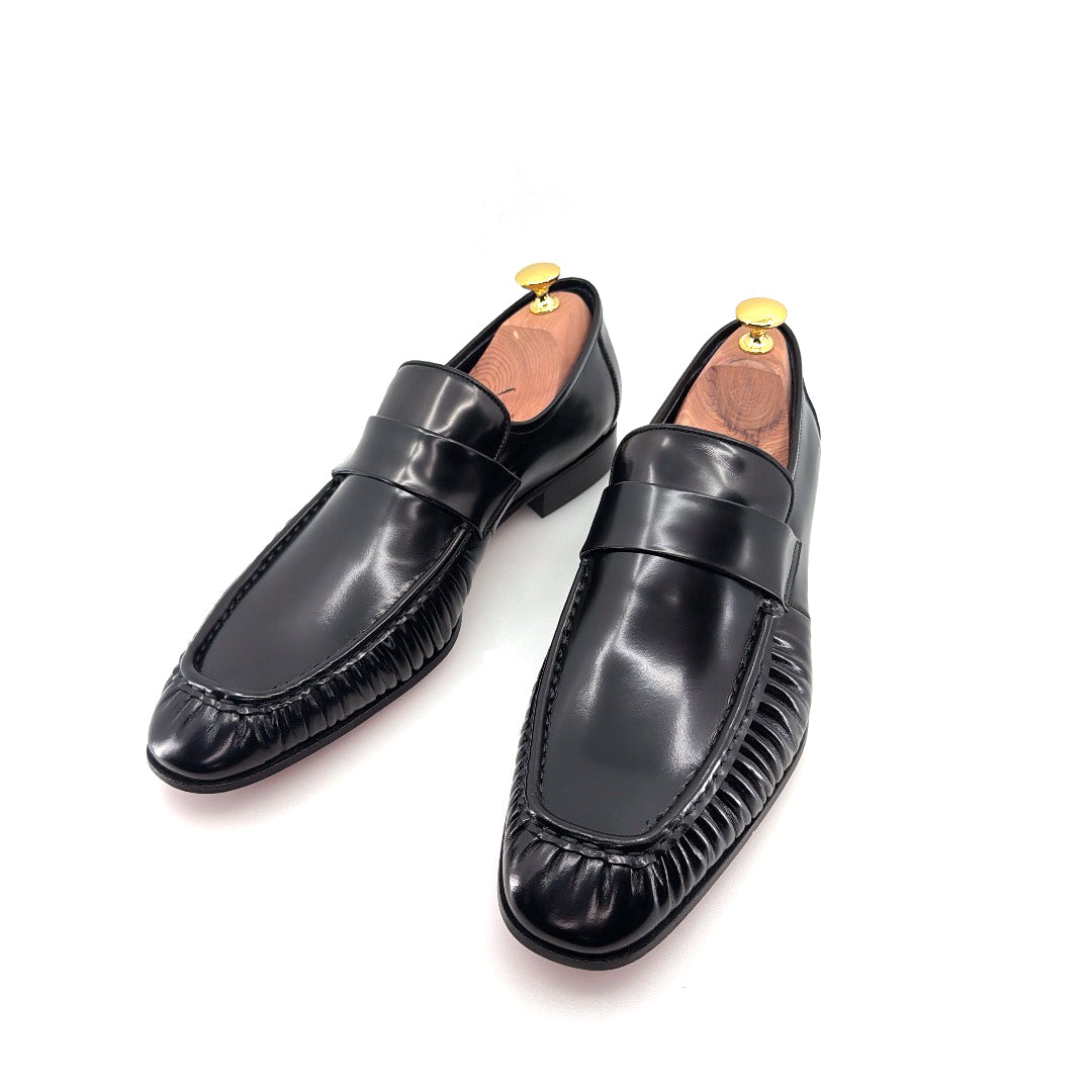 C Collection Nappa Leather Loafer - Black