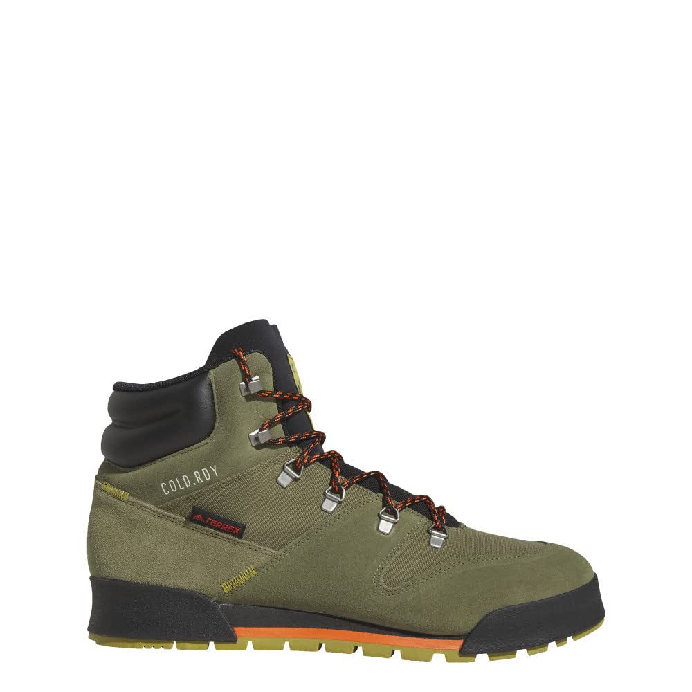 adidas Mens Terrex Snowpitch Cold.rdy Shoes Walking Focus Olive/Black/Pulse Olive 8