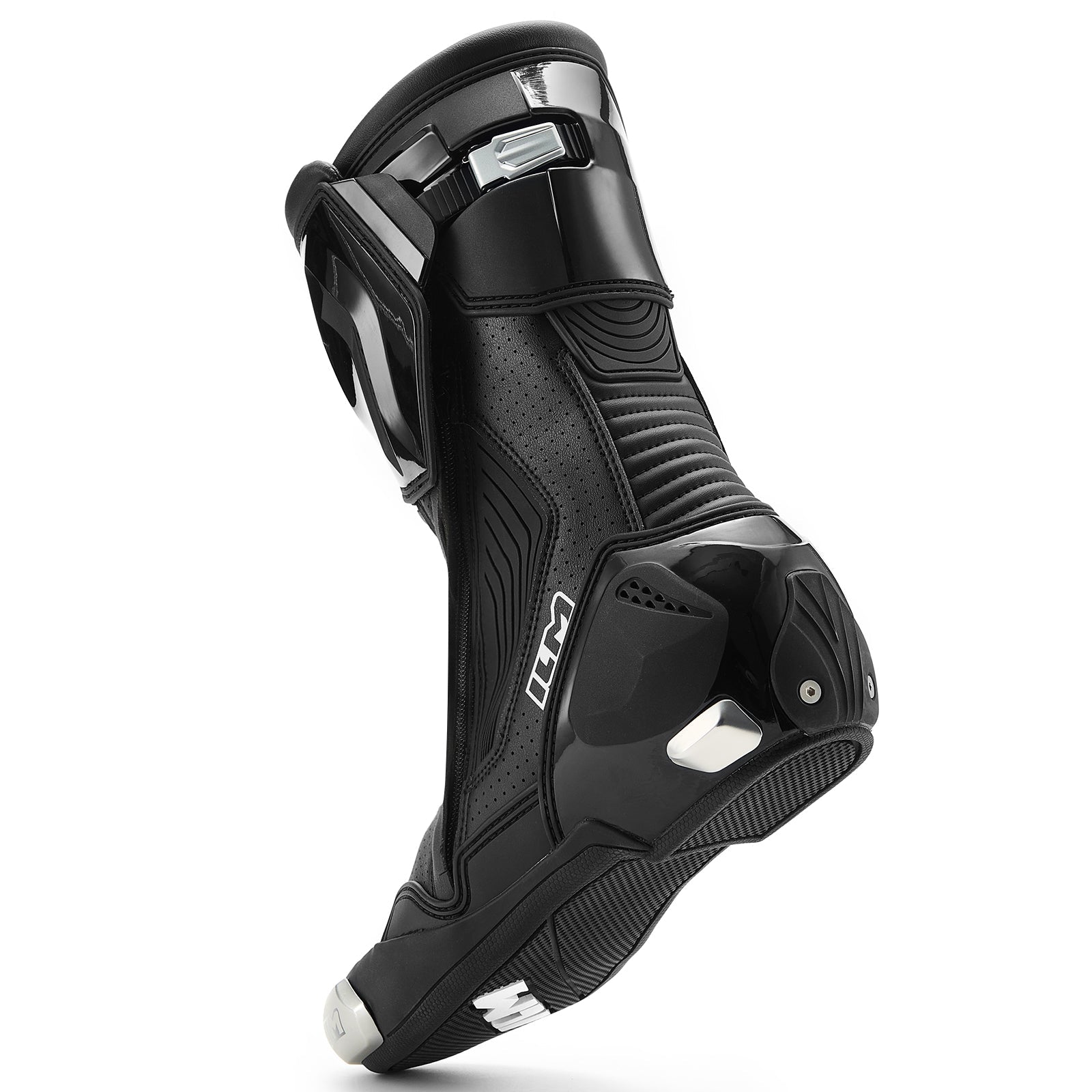 ILM Motorcycle Racing Boots Enhanced Ventilation Anti Slip Street Riding Sport Footwear CE Protective Gear Model BRC1