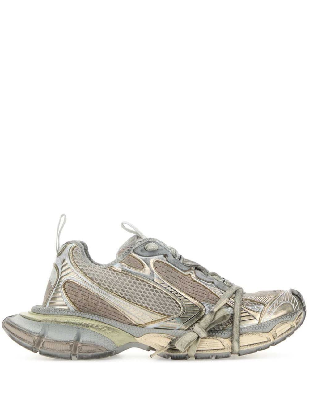 Balenciaga Women 3Xl Worn-Out Effect Mesh Sneakers