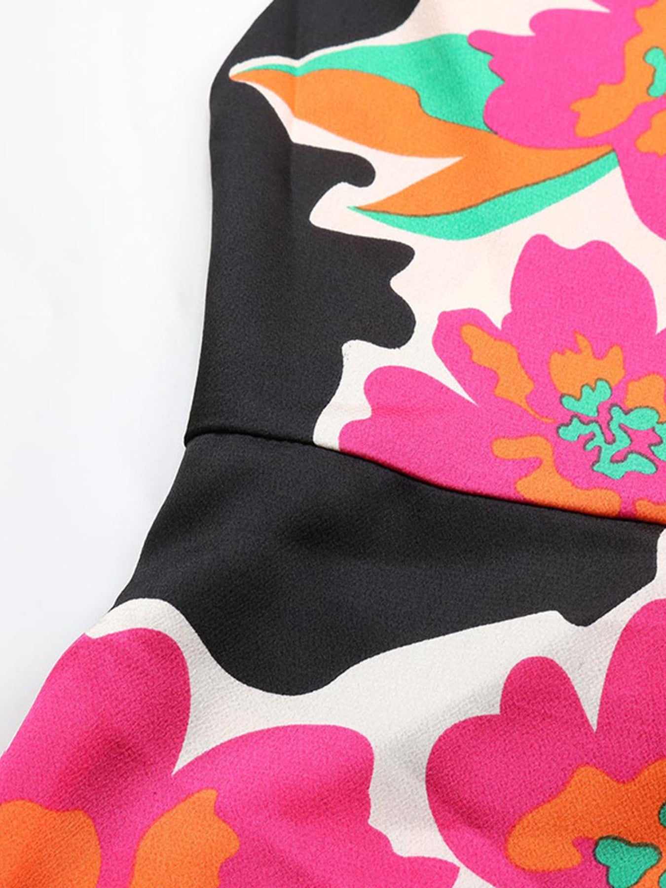 Floral Print Spaghetti Strap Midi Dress