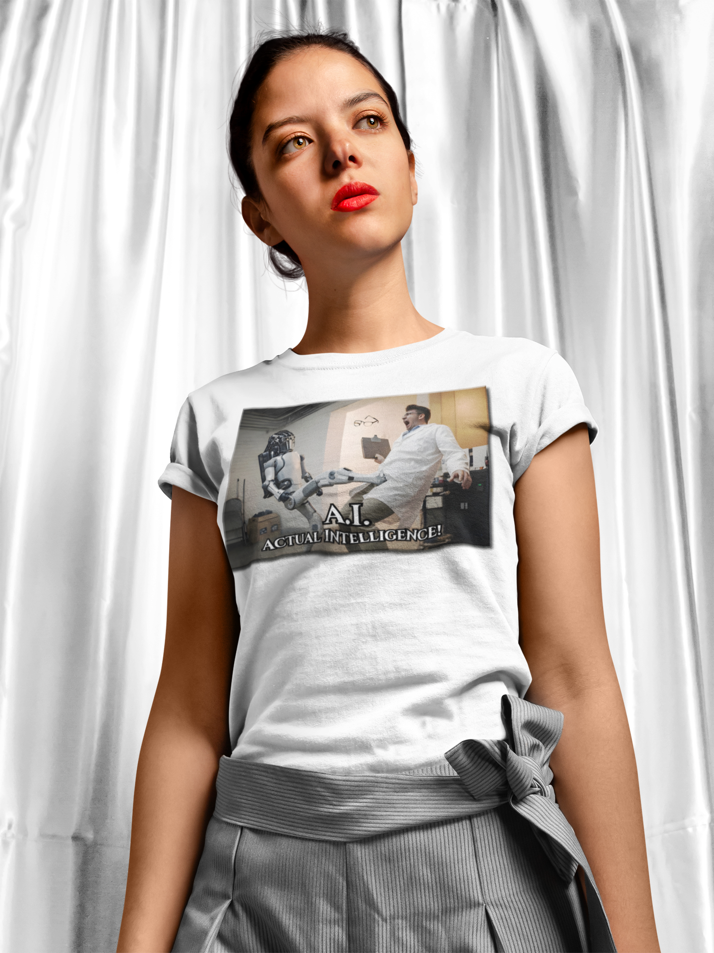 A.I. - Actual Intelligence! - Under ArmourⓇ athletic t-shirt