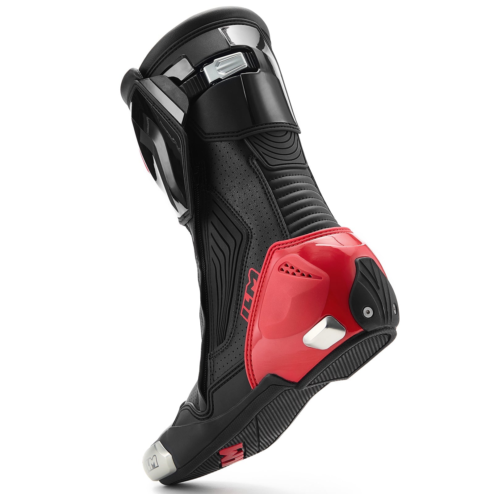 ILM Motorcycle Racing Boots Enhanced Ventilation Anti Slip Street Riding Sport Footwear CE Protective Gear Model BRC1