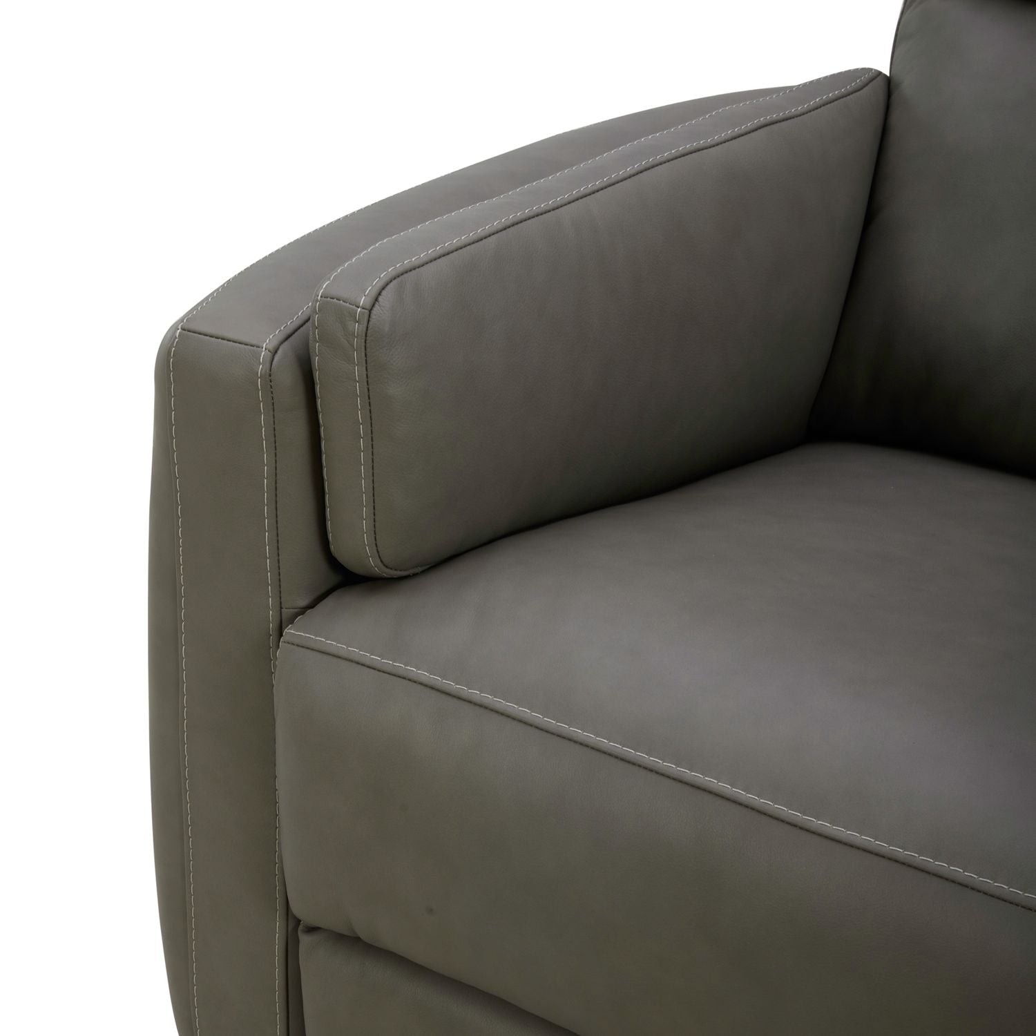 Prestige Collection Triple Power Leather Swivel Recliner Chair