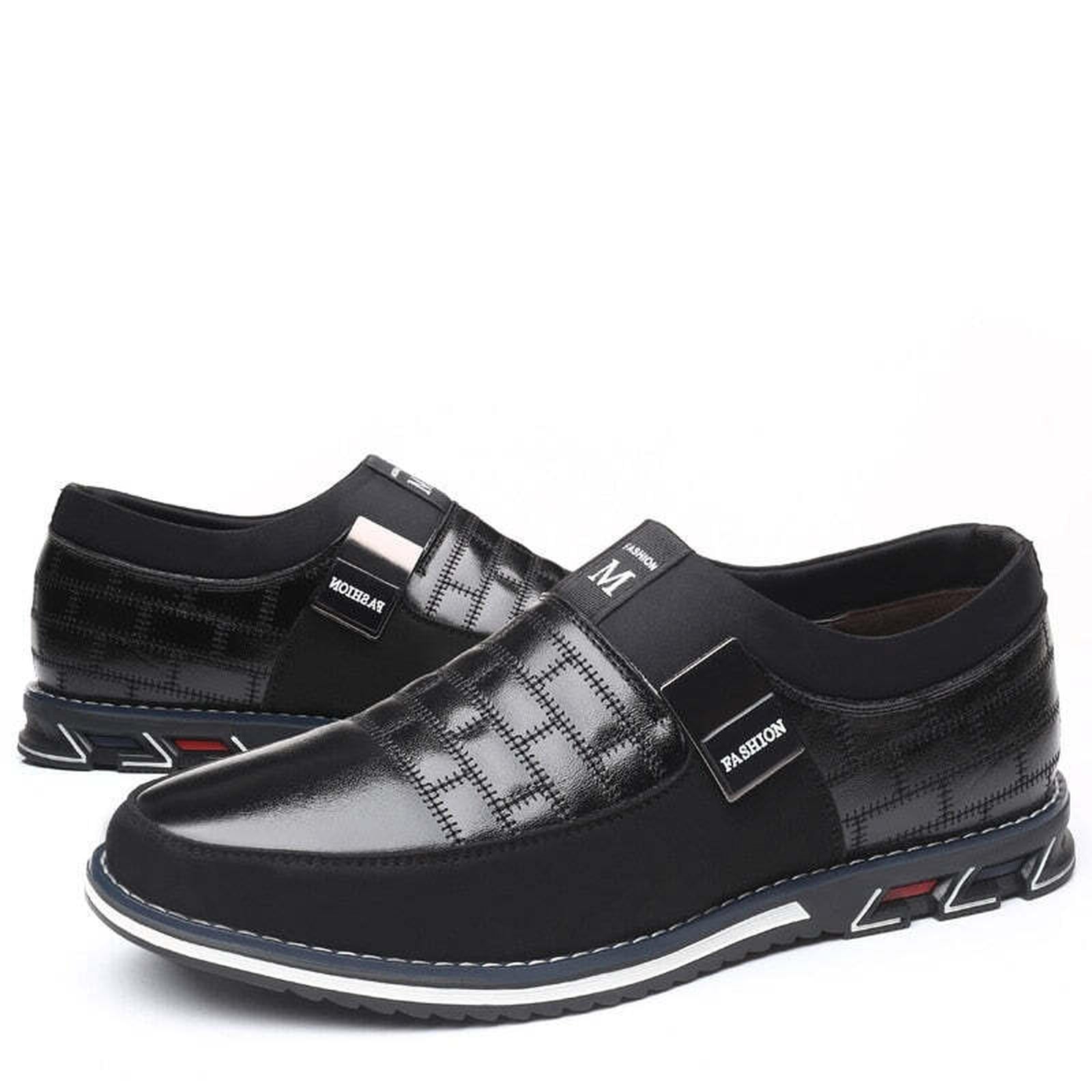 Premium Leather Driving Loafers – Men's Slip-On Moccasins