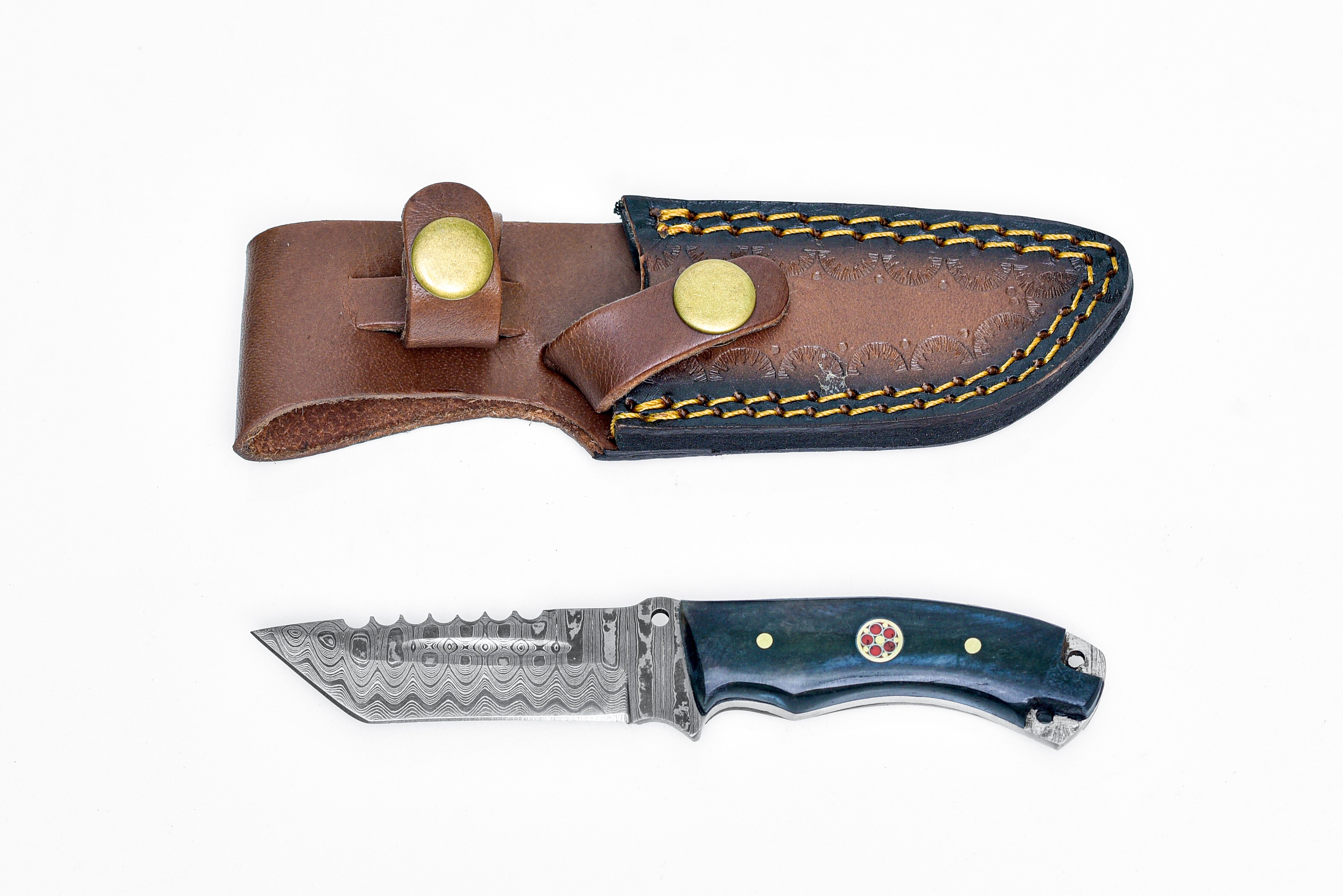 Damascus Steel EDC Style Tanto Compacto TD-39xs