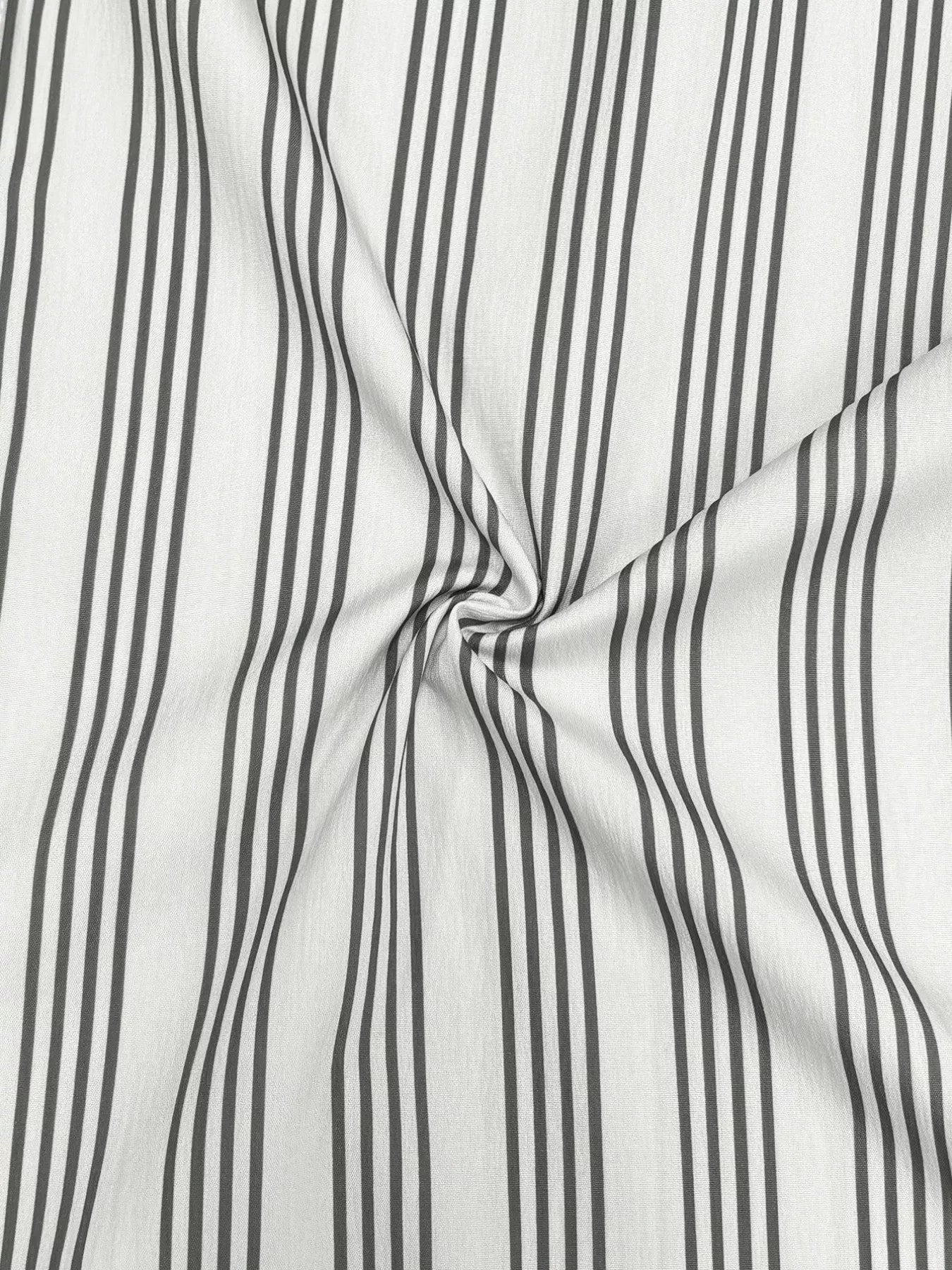 Plus Size Striped Button Front Midi Dress