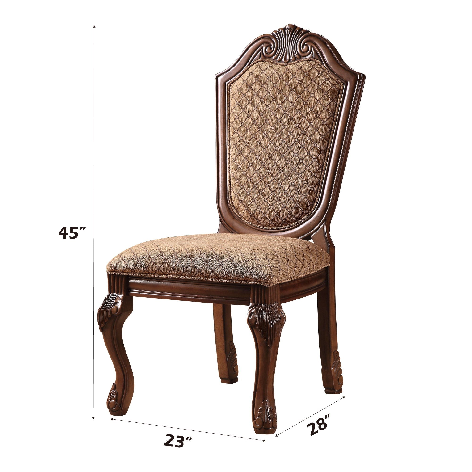 Chateau De Ville Side Chair (Set of 2) - Brown / Cherry