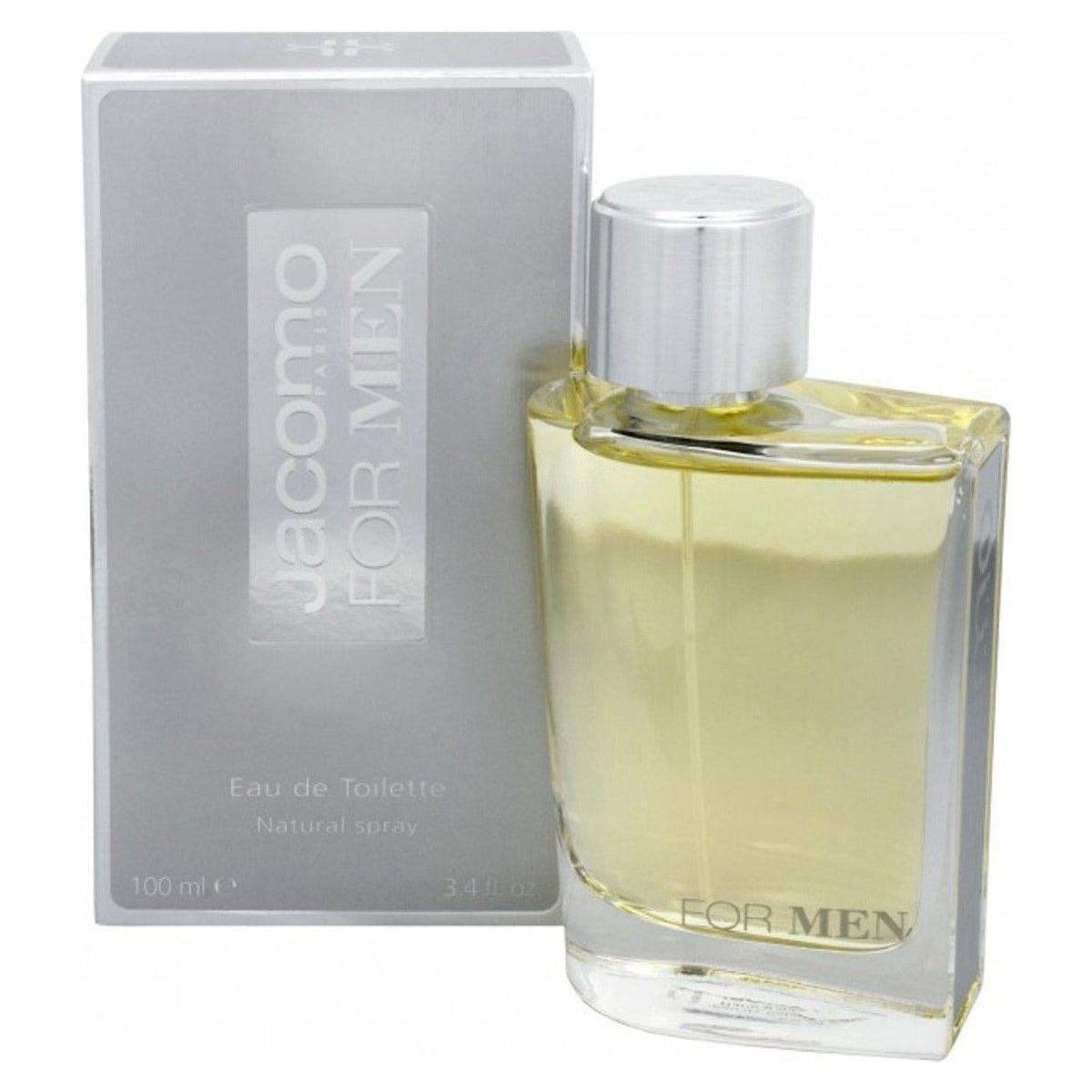 JACOMO SILVER by Jacamo for Men EDT 3.4 oz