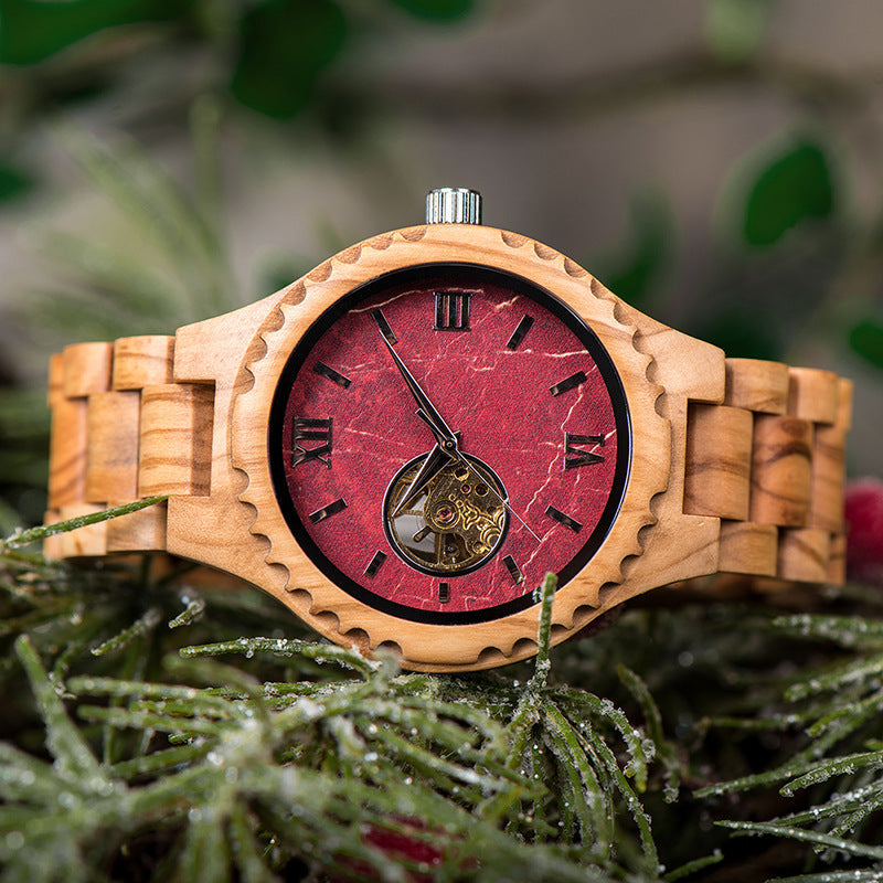 Mens And Womens Minimalist Wooden Watches