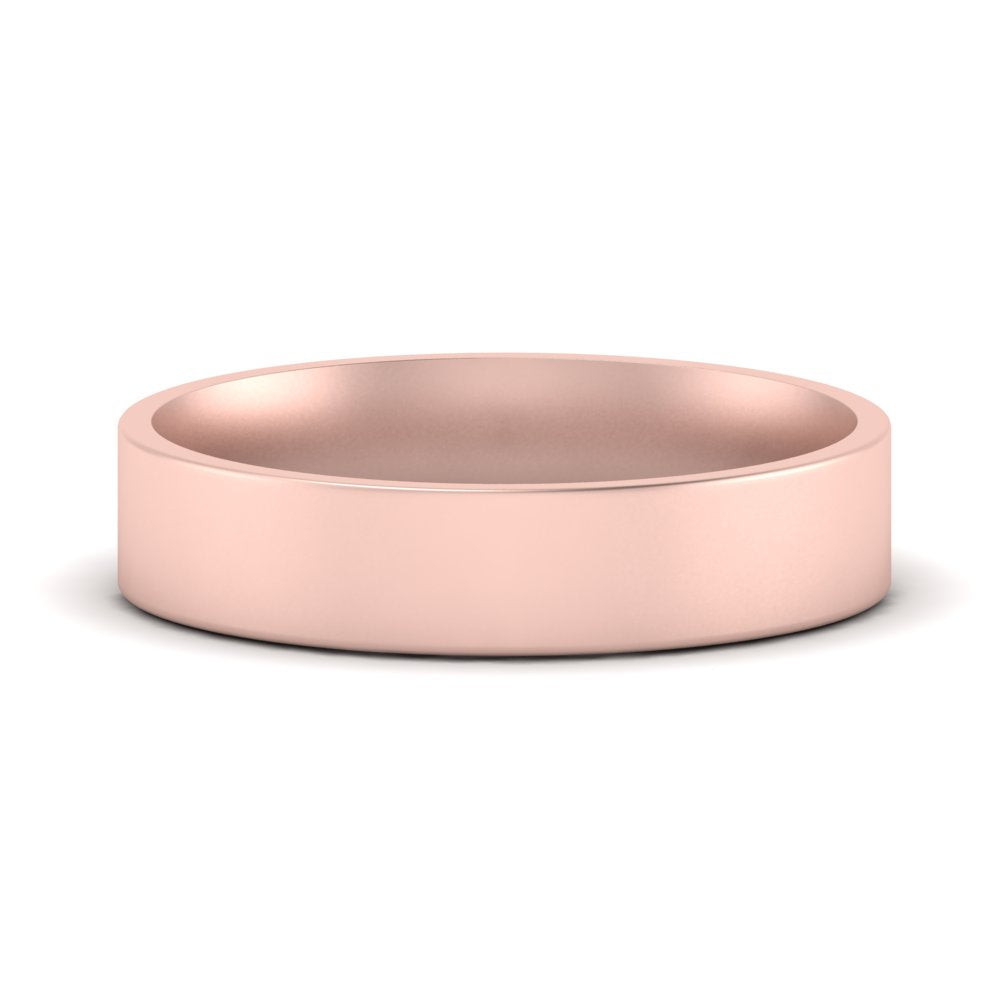 Light Weight Flat Mens Wedding Band