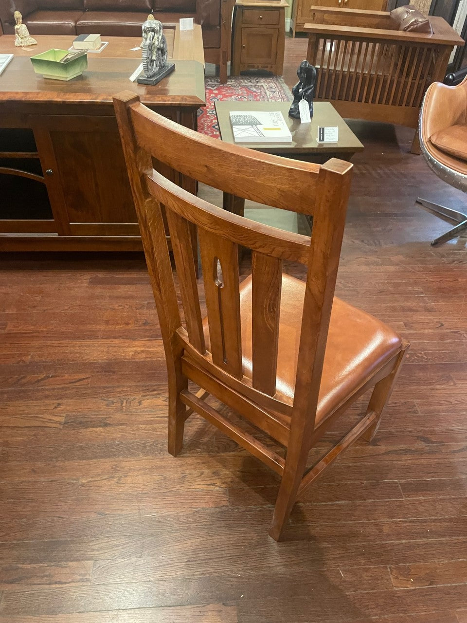 Mission Quarter Sawn White Oak Square Dining Table Set Michael's Cherry