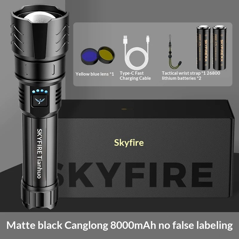 Ultra-bright Flashlight Ultra-bright Laser Beam Long-range Outdoor Use