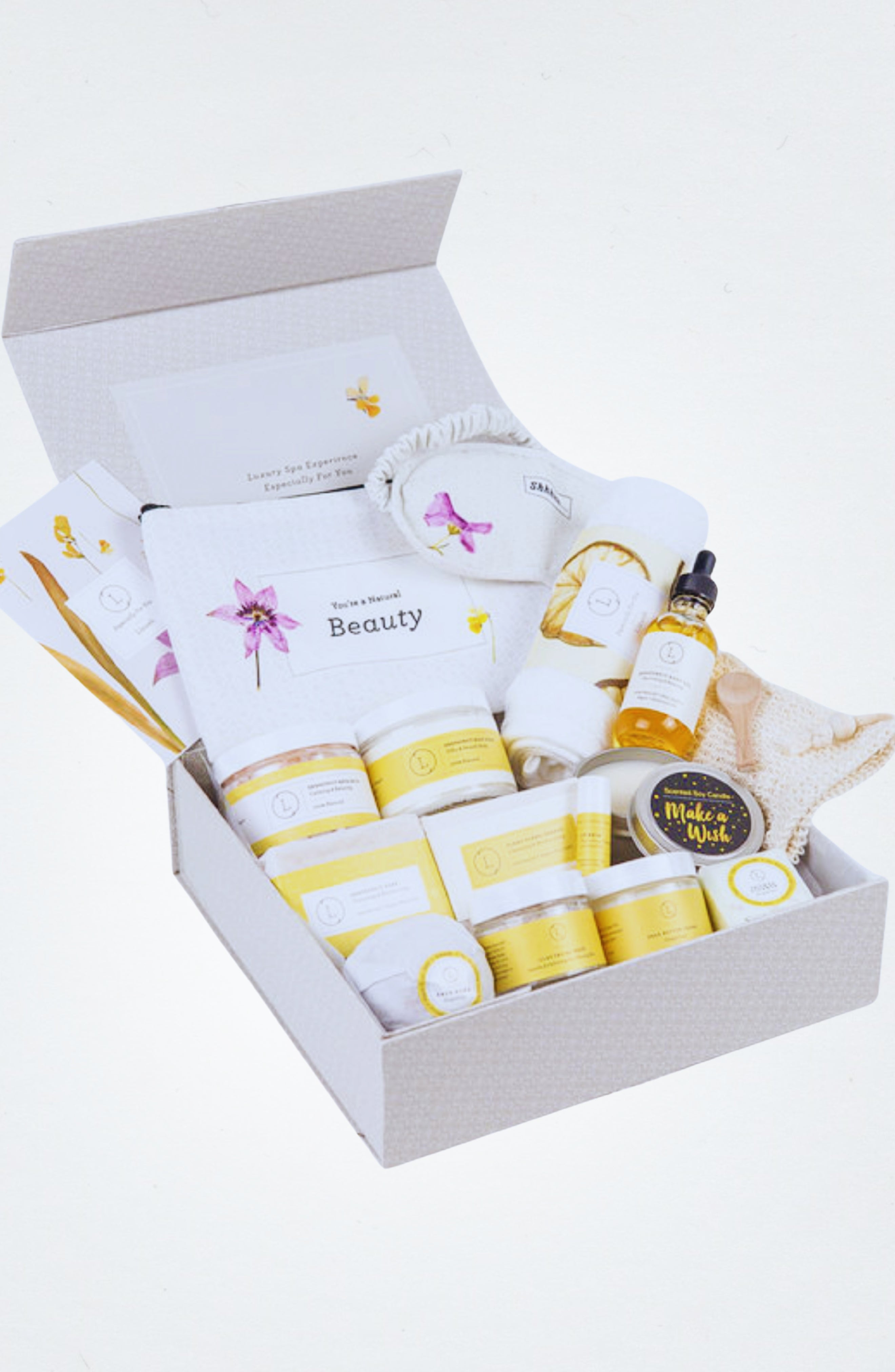 Cheer Up Citrus Sunshine Gift Basket – Natural Get Well & Spa Gift